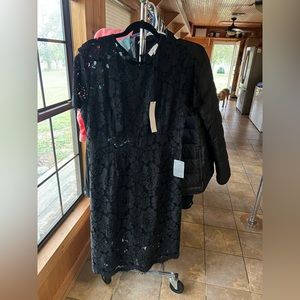Nwt NSR black lace dress